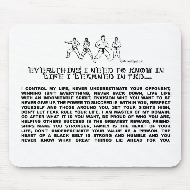 MOUSEPAD TAEKWONDO (Frente)