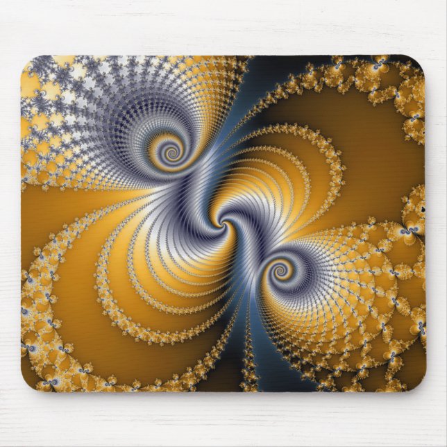 Mousepad Tailspin - Arte fractal (Frente)