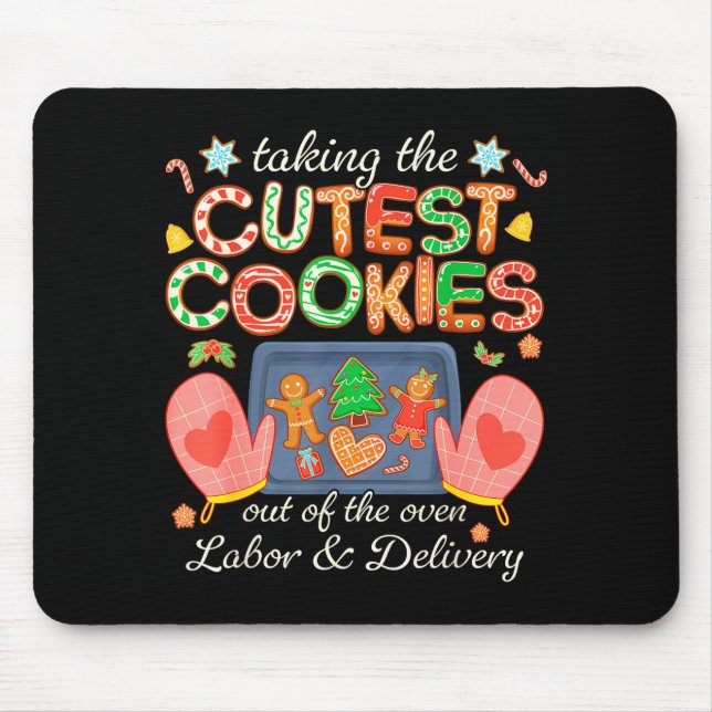 Mousepad Taking The Cutest Cookies Out Of The Oven Labor An (Frente)