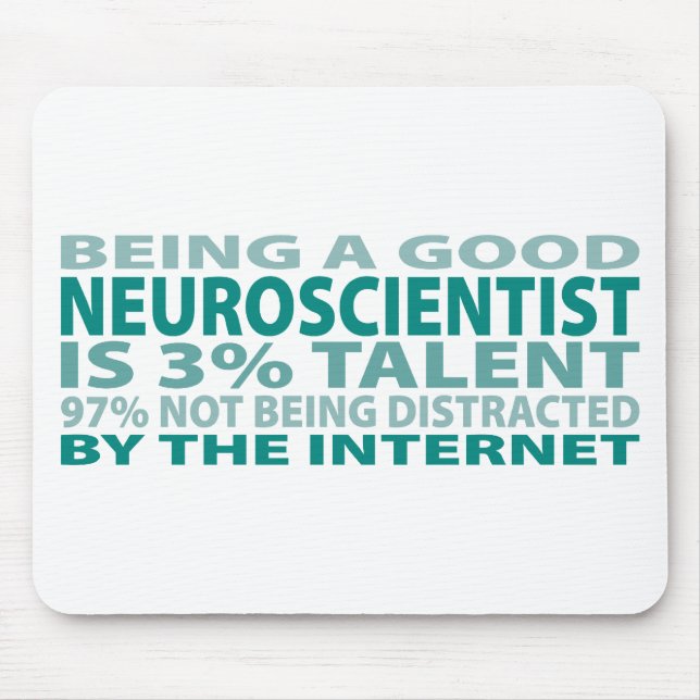 Mousepad Talento do neurocientista 3% (Frente)