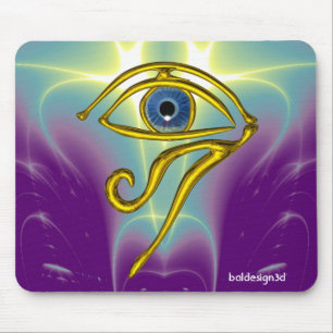 MOUSEPAD TALISMAN AZUL/OLHO DOURADO DE HORUS