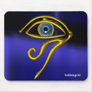 MOUSEPAD TALISMAN AZUL/OLHO DOURADO DE HORUS