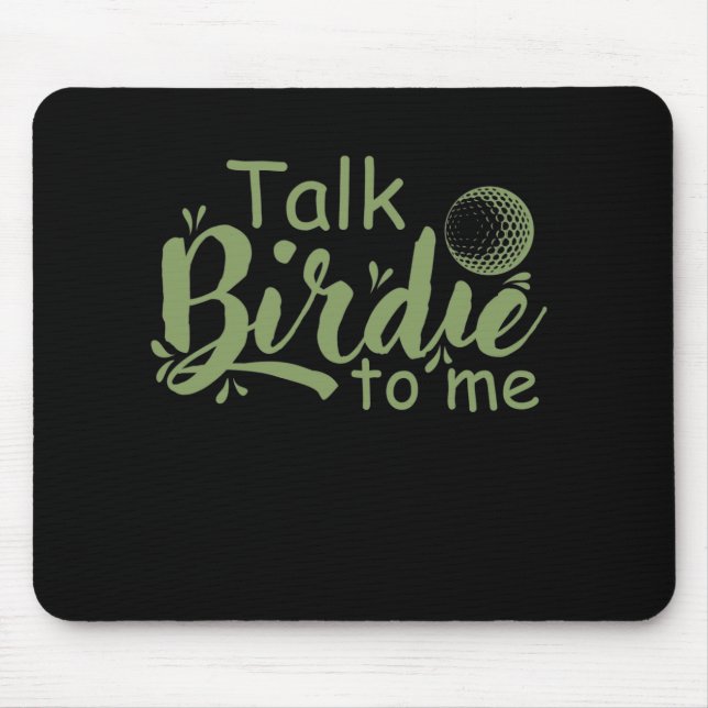 Mousepad Talk Birdie to me Golf Trendsport Abschlag Bahn (Frente)