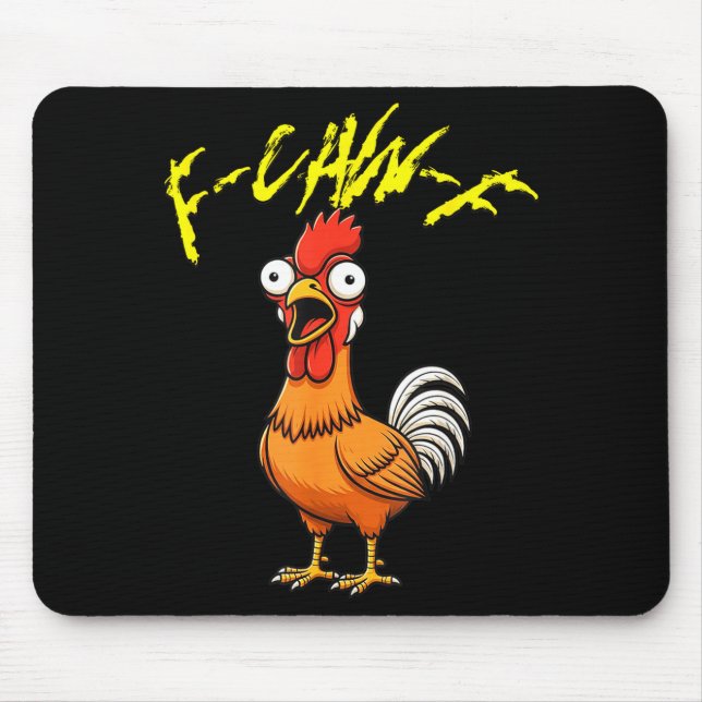 Mousepad Talking Funny Chicken  (Frente)