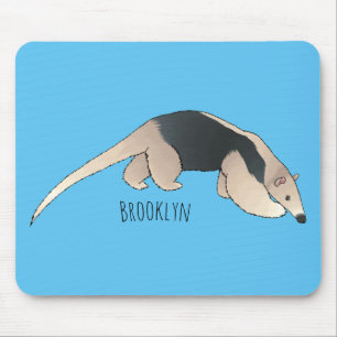 Mousepad Tamandua ilustração de desenho animado