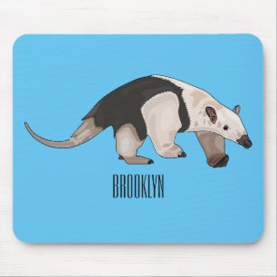Mousepad Tamandua ilustração de desenho animado