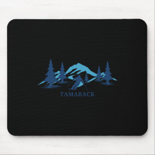 Mousepad Tamarack Idaho Ski Resort Skiier 1