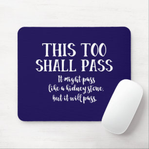 Mousepad Também Isto Passará A Ter Um Azul Engraçado