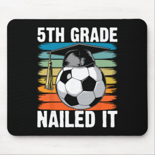 Mousepad Tampa de Graduação do 5º Ano Futebol Craqueu Byll