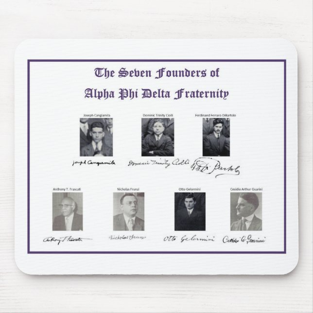 Mousepad Tampa de Mouse Alpha Phi Delta (Frente)