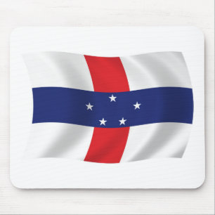 Mousepad Tampa de Mouse Bandeira das Antilhas Neerlandesas