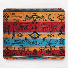 Tampa de Mouse de Arte Tribal