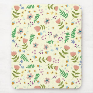 Mousepad Tampa de Mouse Floral Florestal