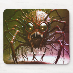 Mousepad Tampa de Mouse Halloween Monstro Vermelho