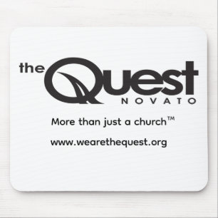 Mousepad Tampa de Rato com Logo Quest