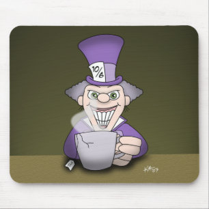 Mousepad Tampa de Rato do Chapeleiro Louco
