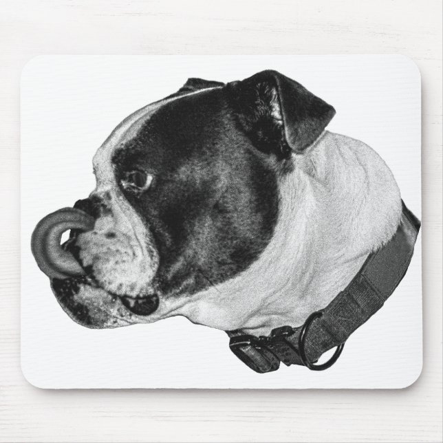 Mousepad Tampo de mesa Bulldog Calmo (Frente)