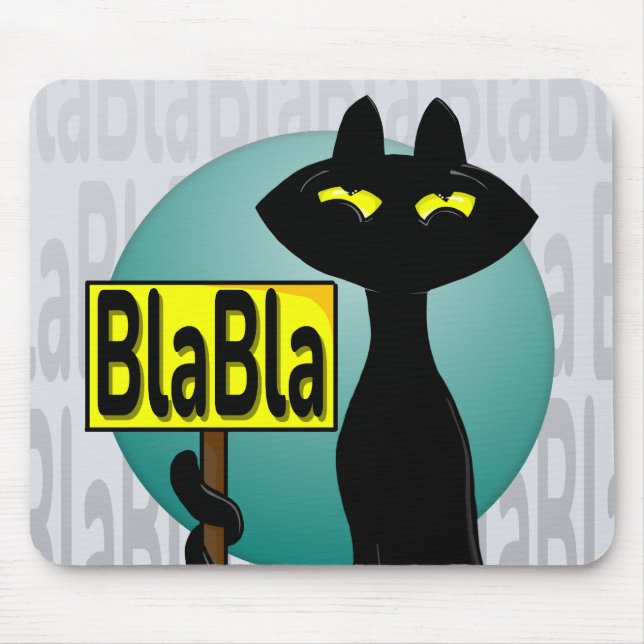 Mousepad Tampo de Mouse Bad Boogie BlaBla Divertido (Frente)