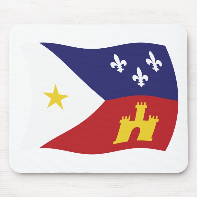 Mousepad Tampo de Mouse Bandeira da Acadiana (Frente)