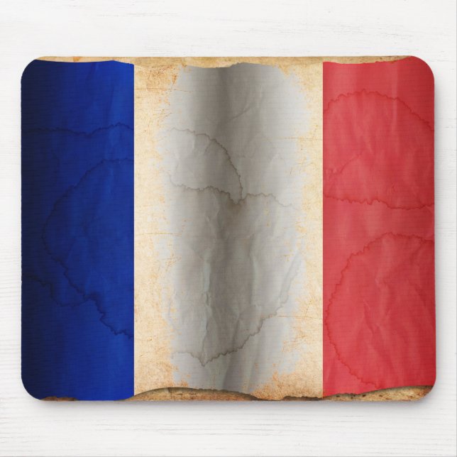 Mousepad Tampo de Mouse Bandeira da França (Frente)