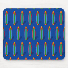 Mousepad Tampo de Mouse com Design de Prancha de Surf Azul