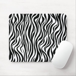 Mousepad Tampo de Mouse com Estampa de Pele de Zebra