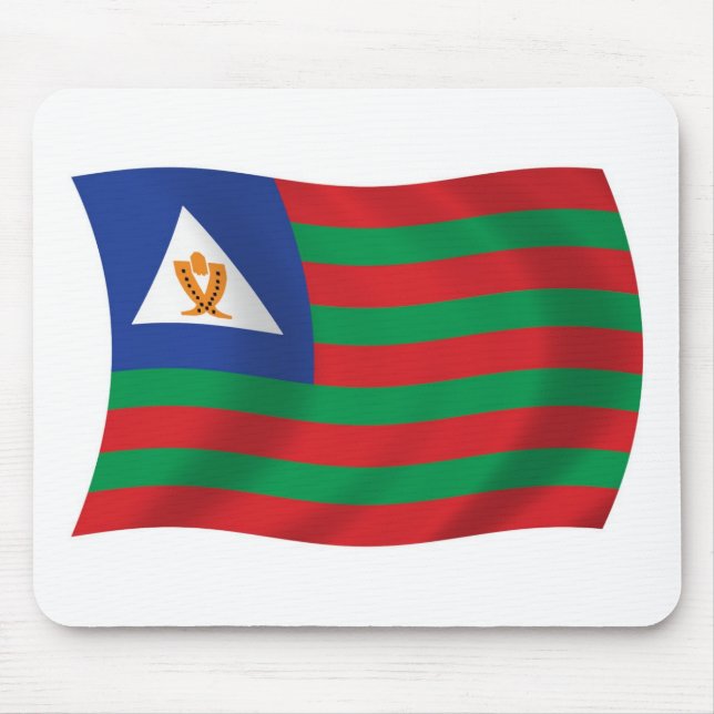 Mousepad Tampo de Mouse da Bandeira Tribal Bubi (Frente)