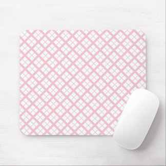 Mousepad Tampo de Mouse de Mesa Xadrez Rosa Romântico