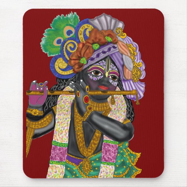 Mousepad Tampo de Mouse do Senhor Krishna (Frente)