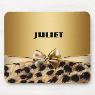 Mousepad Tampo de Mouse Estampa de Animal Guepardo Leopardo