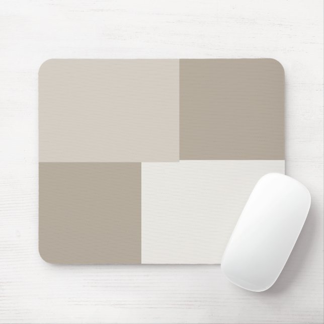 Mousepad Tampo de Mouse Estético Abstrato Moderno em Blocos (Com mouse)