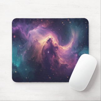 Mousepad Tampo de Mouse Galáxia Nebulosa Cósmica