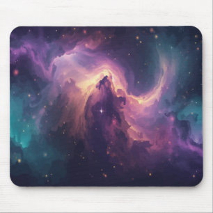 Mousepad Tampo de Mouse Galáxia Nebulosa Cósmica