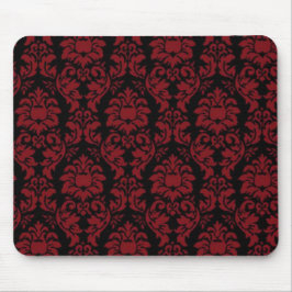 Mousepad Tampo de Mouse Gótico Vermelho e Preto