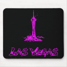 Tampo de Mouse Las Vegas Stratosphere Neon Rosa De