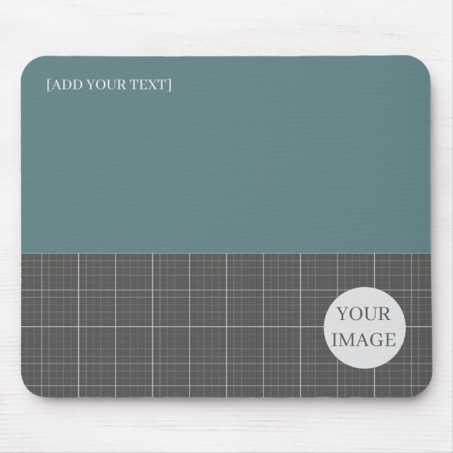 Mousepad Tampo de Mouse Moderno Geométrico em Grid MP02 (Frente)