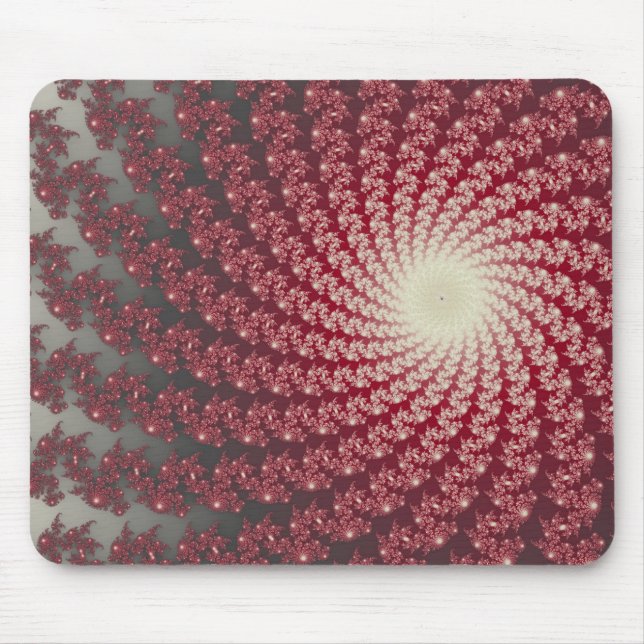 Mousepad Tampo de Mouse Redemoinho Vermelho Liso 2 (Frente)