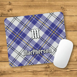 Mousepad Tampo de Mouse Xadrez Azul Clan MacPherson Vestido