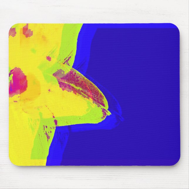 Mousepad Tampo de Rato Narciso Amarelo Pop Art (Frente)
