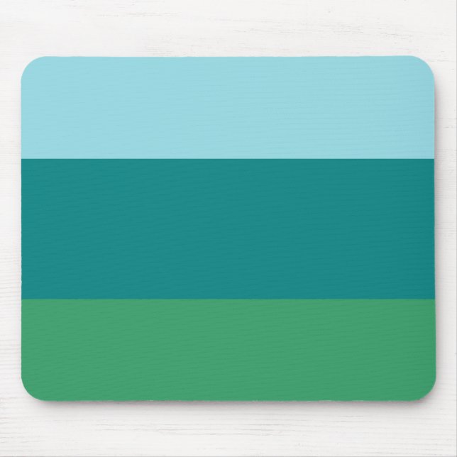 Mousepad Tanager Turquesa, Azul Teal e Verde Kelly Horiz (Frente)