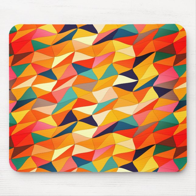 Mousepad tangente colorido em Sangria (Frente)