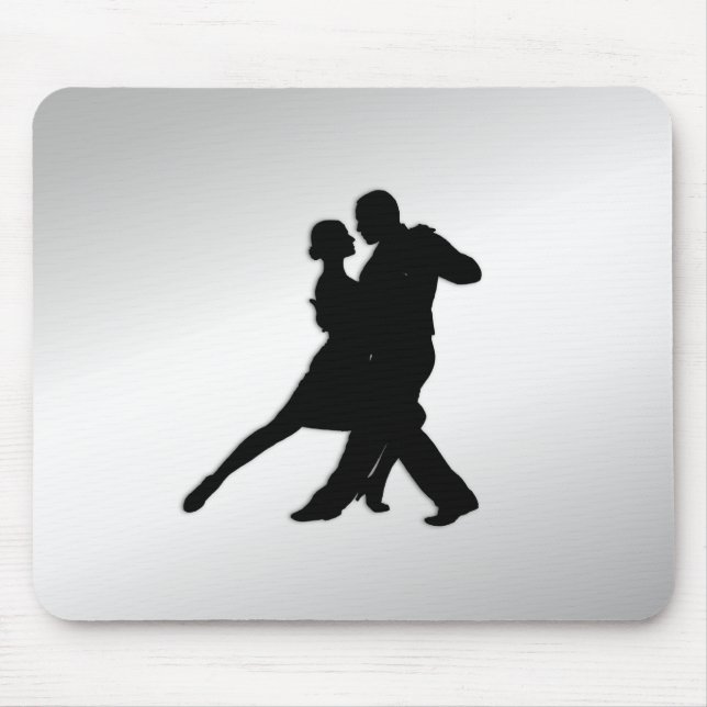 Mousepad Tango Dancers Silhouette (Frente)