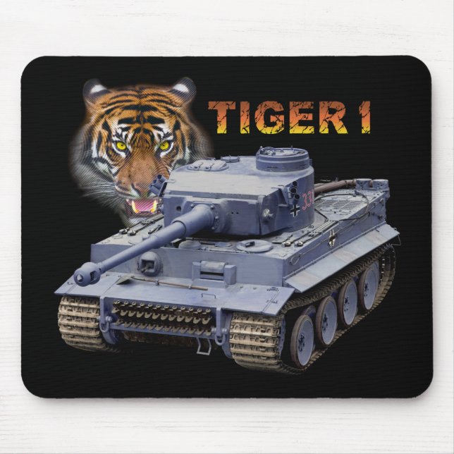 Mousepad Tanque alemão do tigre 1 (Frente)