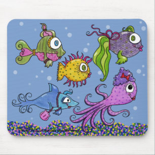 Mousepad Tanque de Peixe Dourado