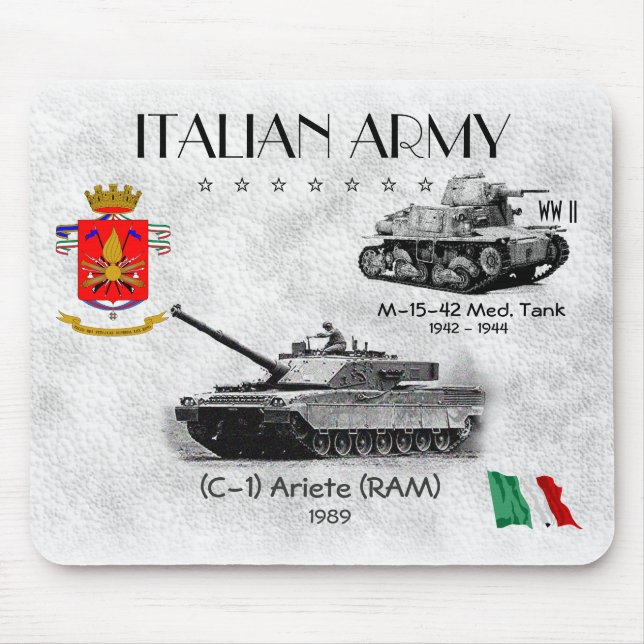 Mousepad Tanque italiano (Frente)