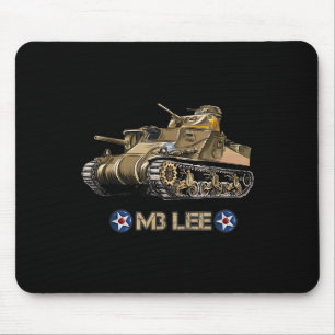 Mousepad Tanque médio americano M3 Lee da 2ª Guerra Mundial