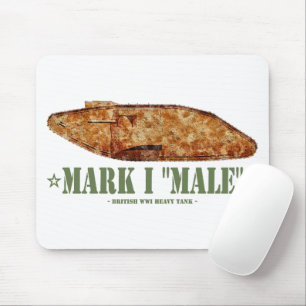 Mousepad Tanque Pesado Britânico Mark I Masculino Primeira