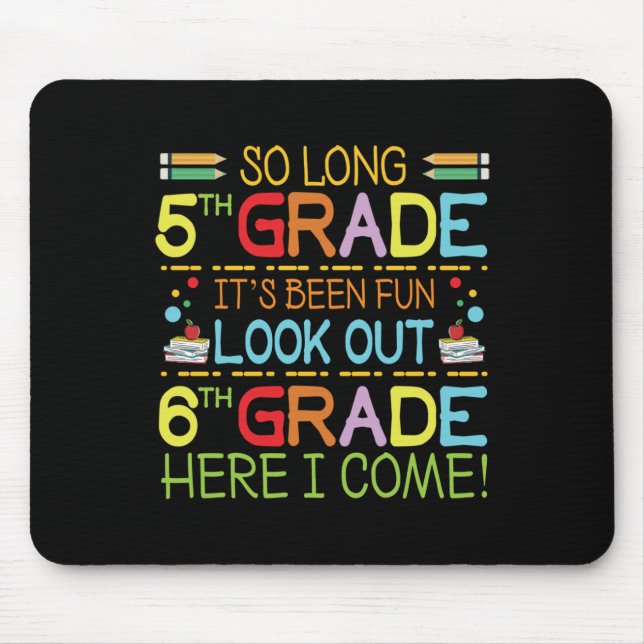 Mousepad Tão Longa 5 - Cuidado 6! (Frente)
