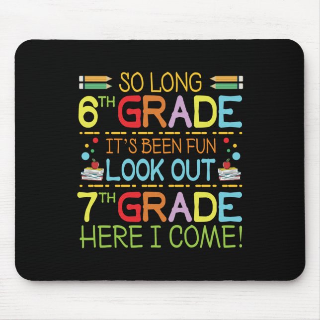 Mousepad Tão Longa 6 - Cuidado 7! (Frente)