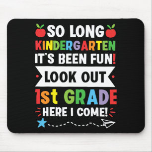 Mousepad Tão Longo Jardim de Infância 1 rua Aqui Eu Vim Gra